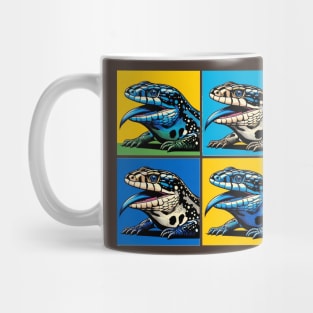 Blue Tongue Skink Pop Art - Cool Lizard Mug